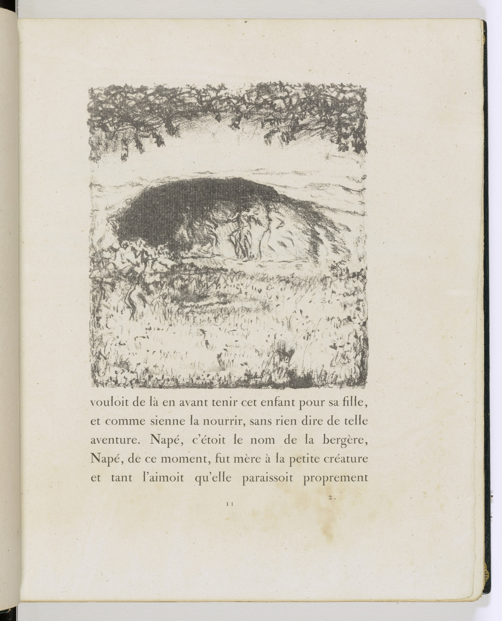 Pierre Bonnard. In-text plate (page 11) from Daphnis et Chloé