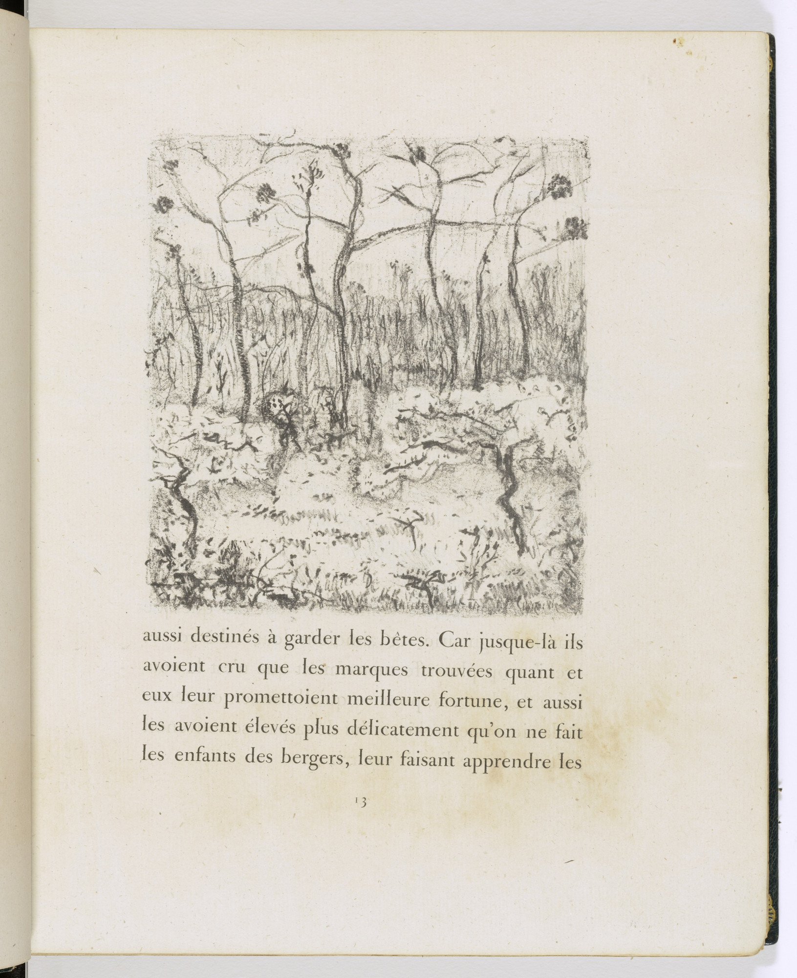 Pierre Bonnard. In-text plate (page 13) from Daphnis et Chloé