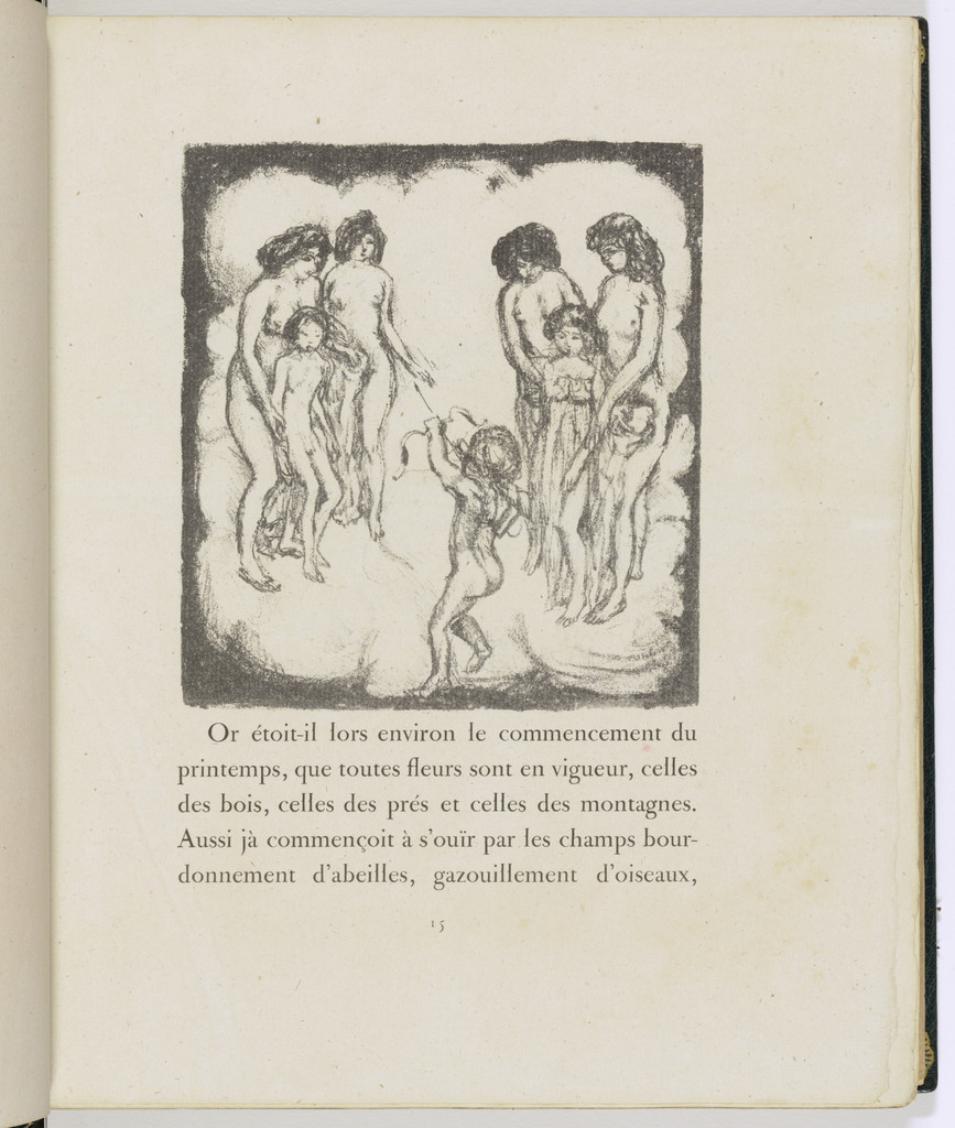 In-text plate (page 15) from Daphnis et Chloé