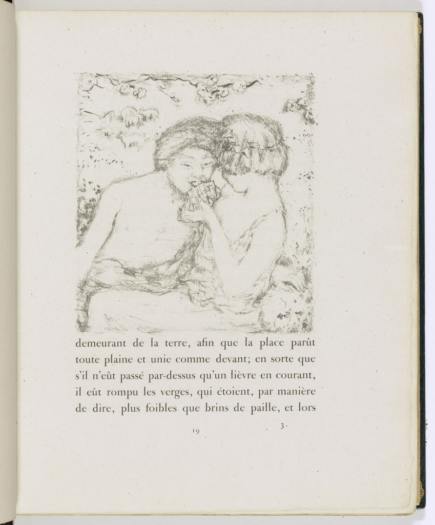 In-text plate (page 19) from Daphnis et Chloé