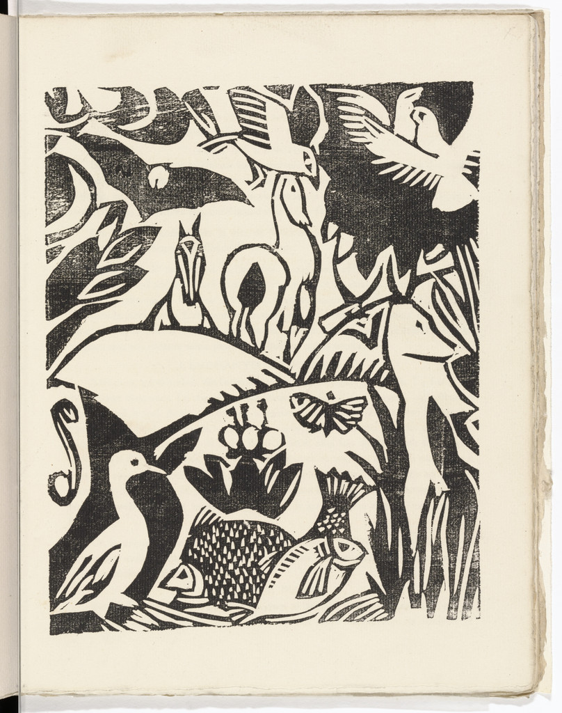 Plate (folio 23) from L'Enchanteur pourrissant, André Derain, 1909