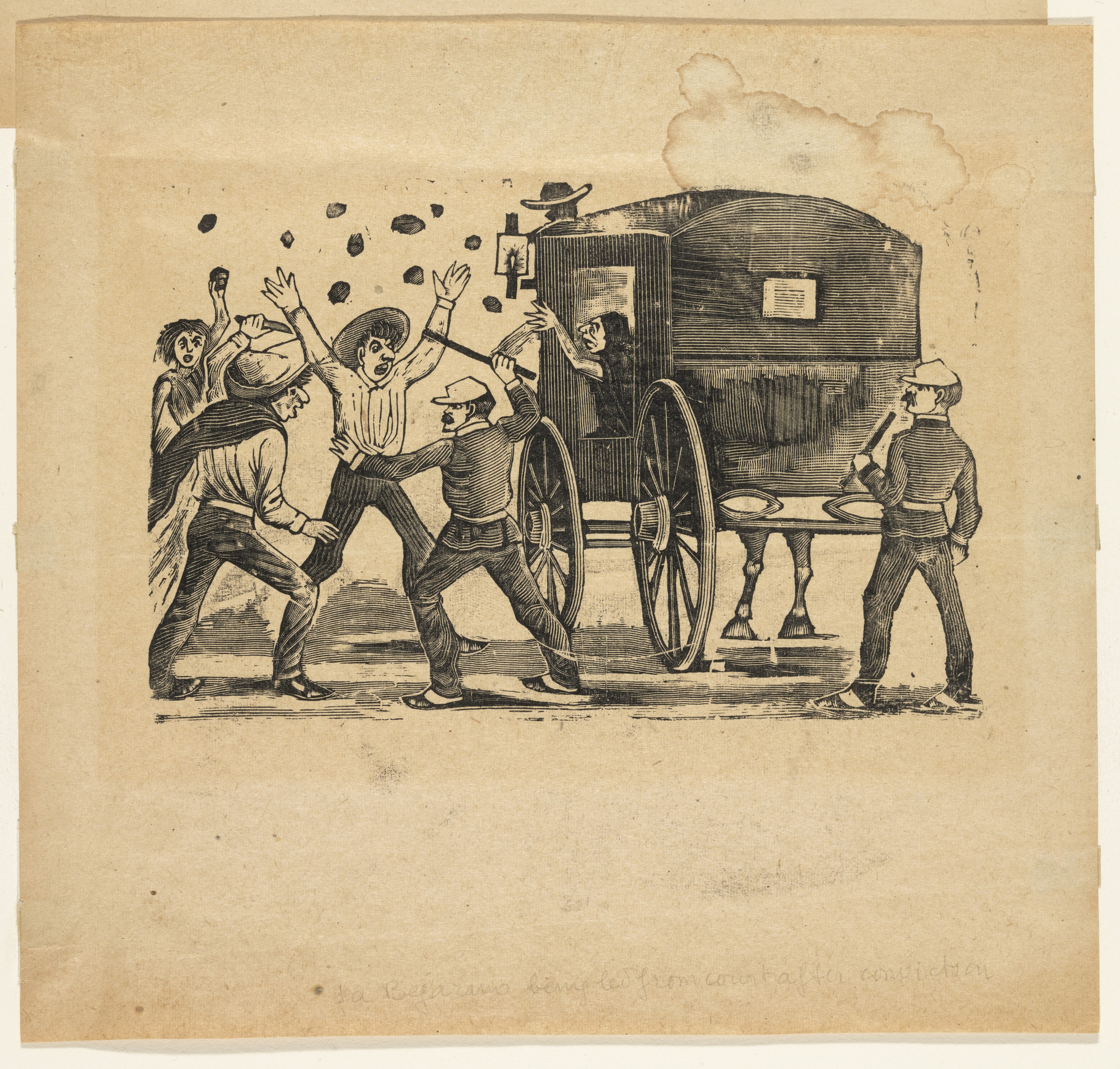 José Guadalupe Posada. Ballad of The Bejarano (Corrido: La Bejarano)