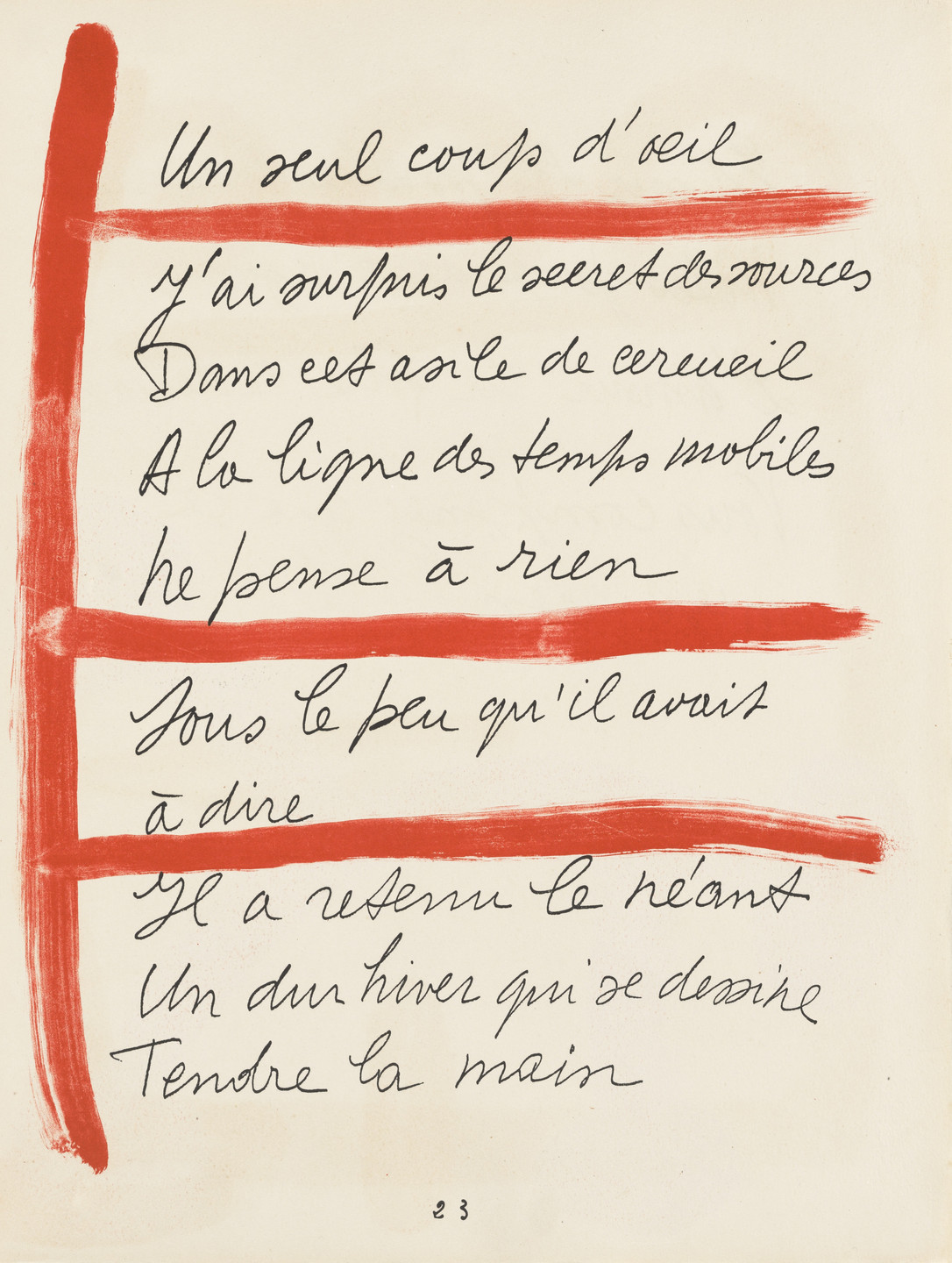 Pablo Picasso. In-text plate (page 23) from Le Chant des morts. 1945–48, published 1948