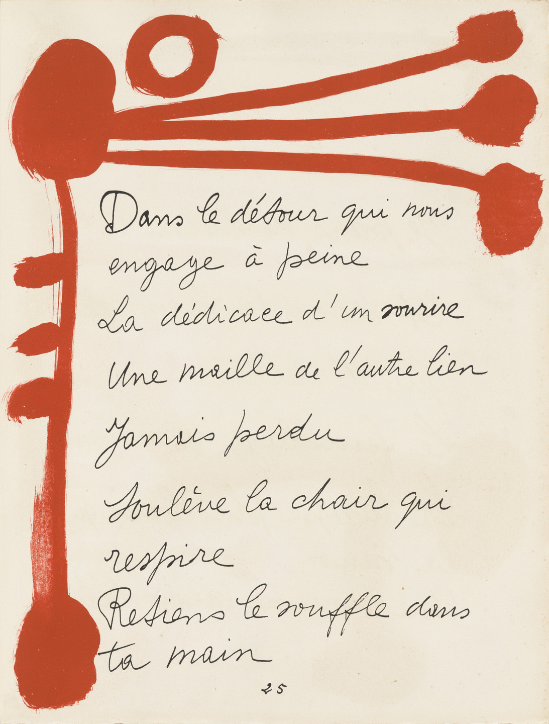 Pablo Picasso. In-text plate (page 25) from Le Chant des morts. 1945–48, published 1948