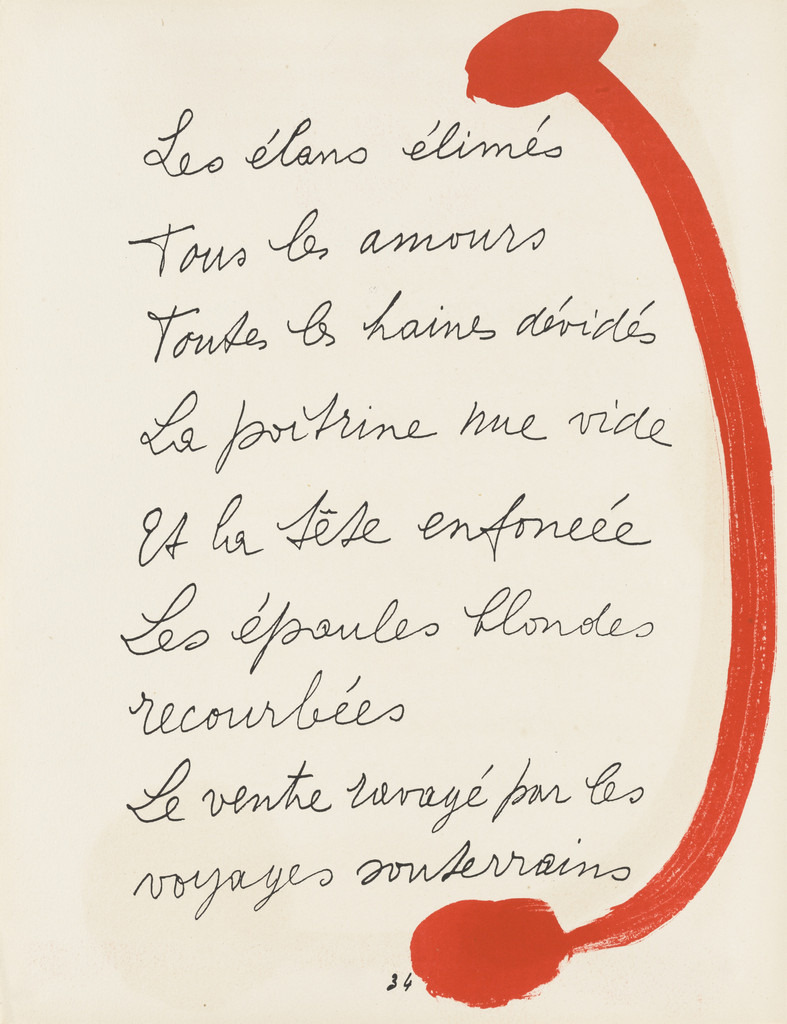 In-text plate (page 34) from Le Chant des morts