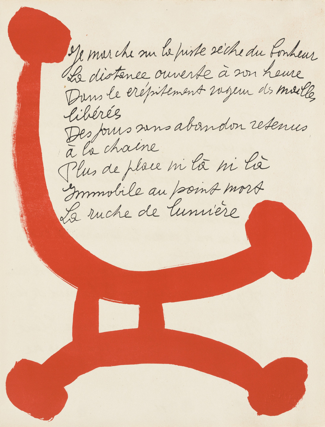 Pablo Picasso. In-text plate (page 87) from Le Chant des morts. 1945–48, published 1948