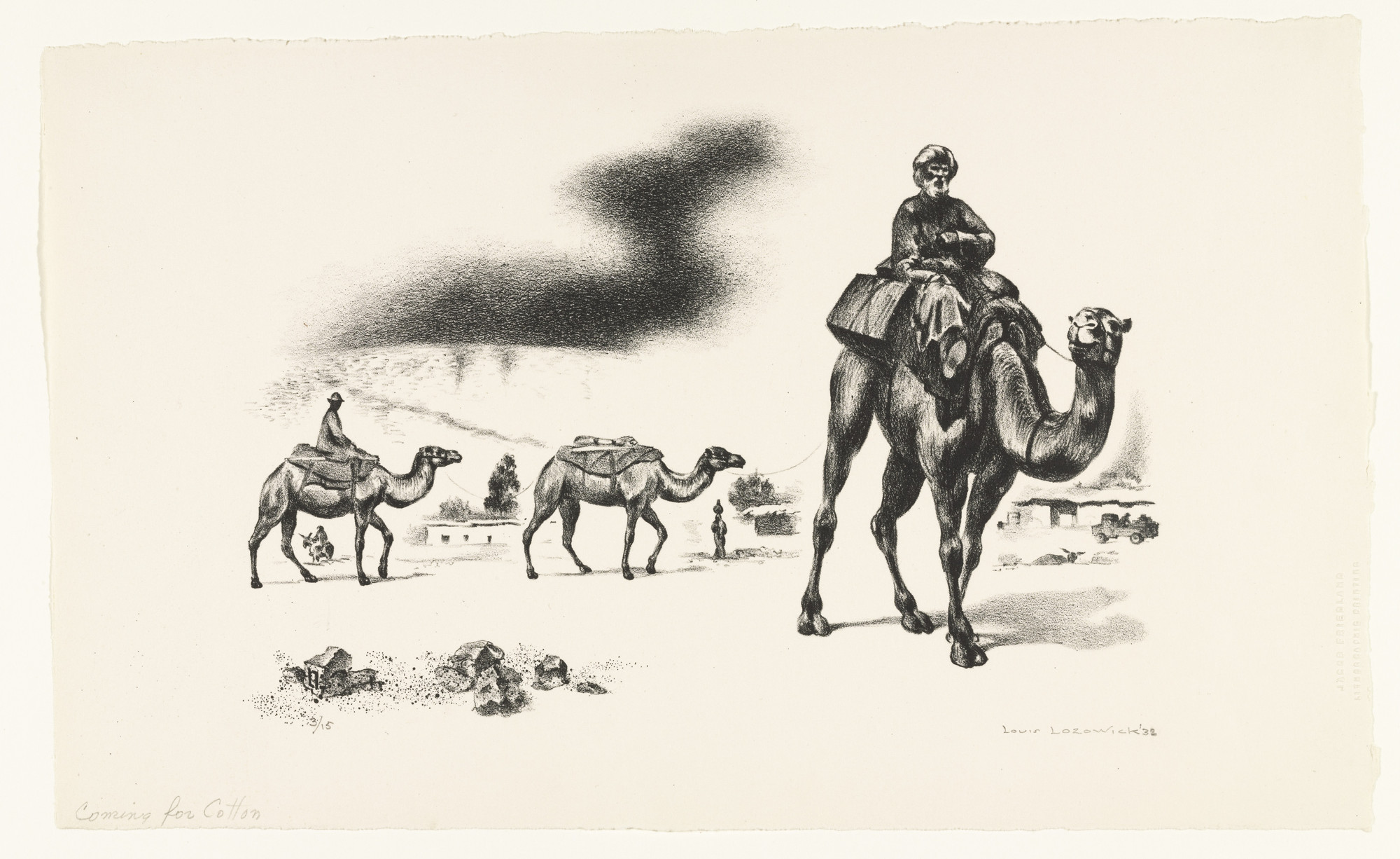 Louis Lozowick. Coming for Cotton. 1932