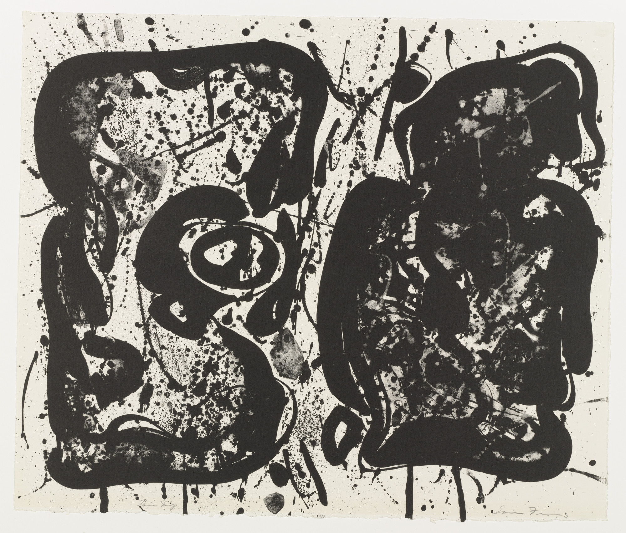 Sam Francis. Dark Egg