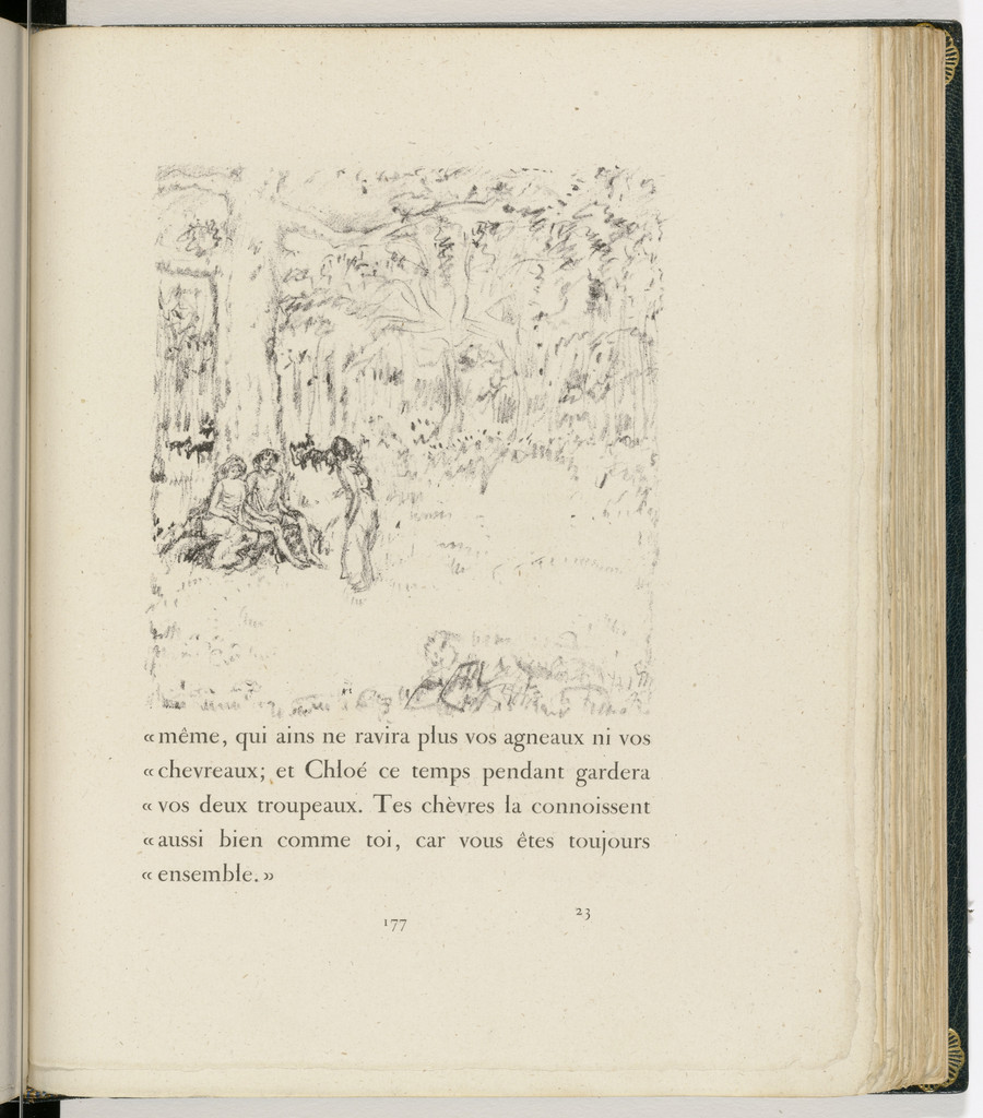 In-text plate (page 177) from Daphnis et Chloé