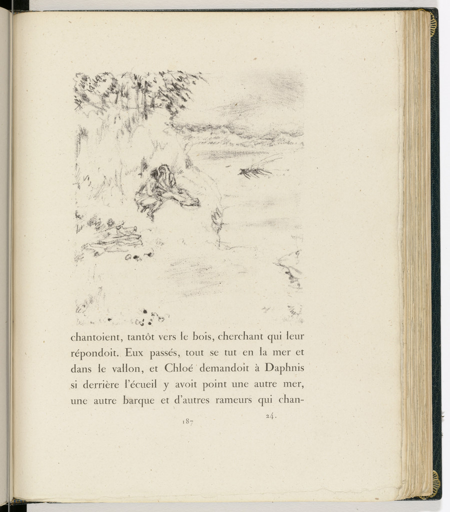 In-text plate (page 187) from Daphnis et Chloé