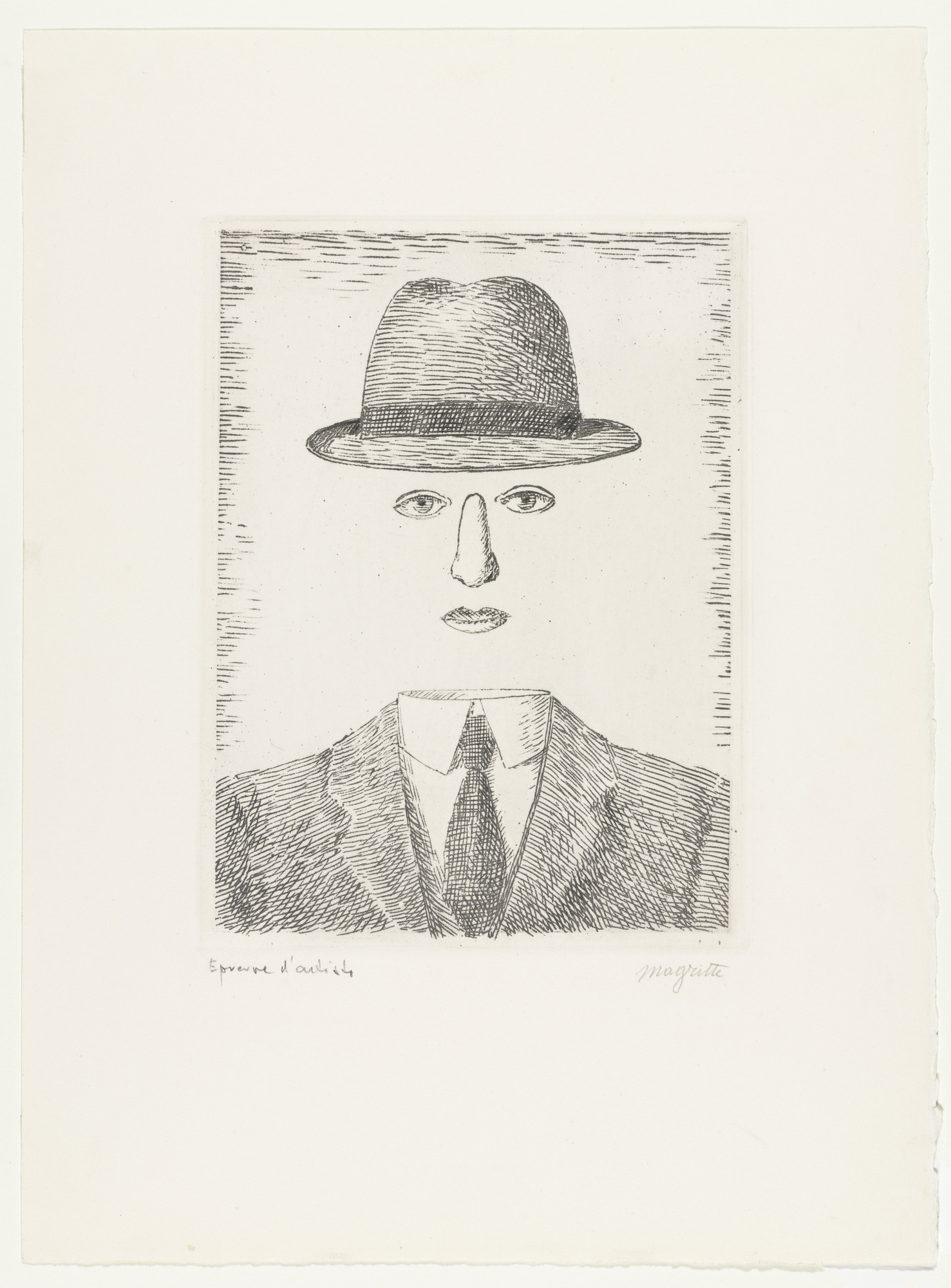 René Magritte. Baucis Landscape (Paysage de Baucis)