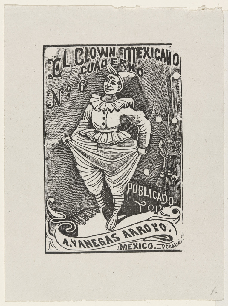 The Mexican Clown (El Clown Mexicano) from 25 Prints of José Guadalupe Posada