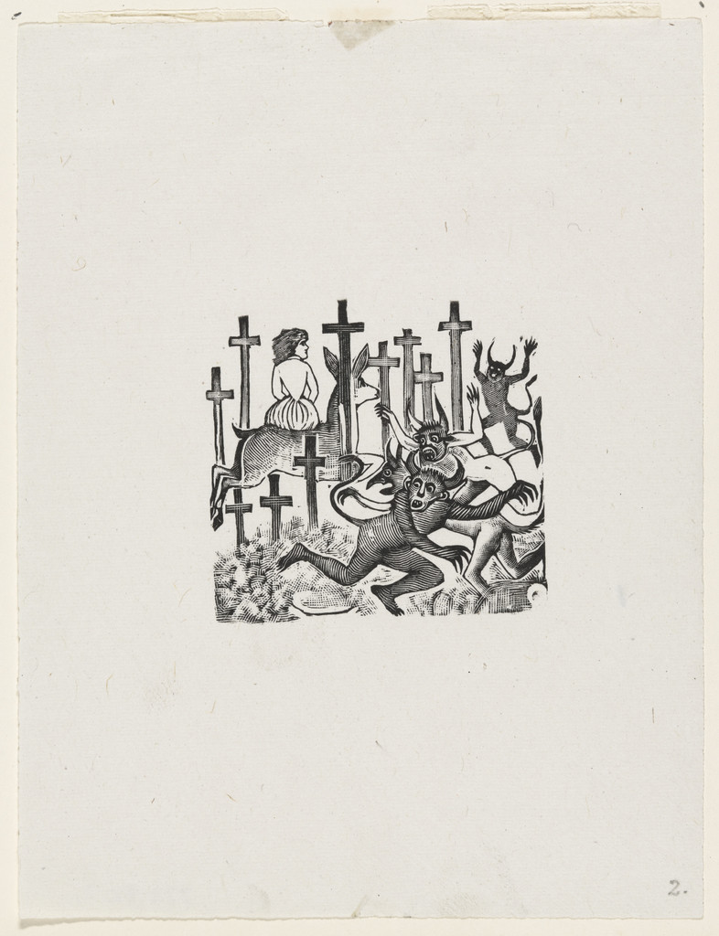 Illustration for a Song (Illustración para un Cuento) from 25 Prints of José Guadalupe Posada