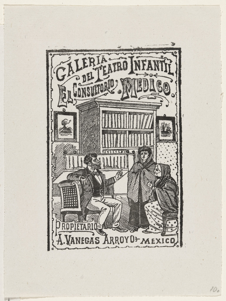 The Medical Consultation (El Consultorio Medical) from 25 Prints of José Guadalupe Posada