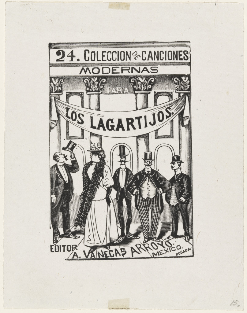 The Dandies (Los Lagartijos) from 25 Prints of José Guadalupe Posada
