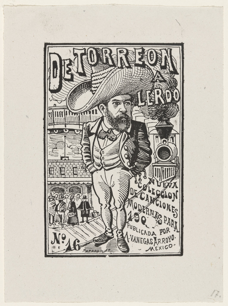 From Torreon to Lerdo (De Torreon a Lerdo) from 25 Prints of José Guadalupe Posada
