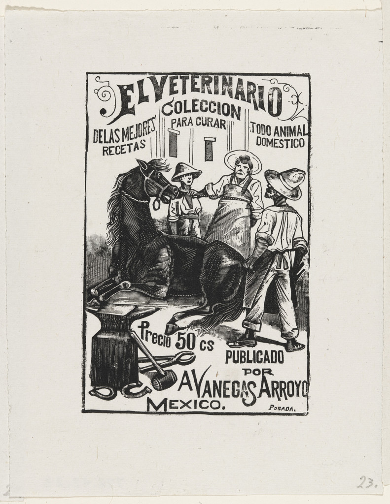 The Veterinarian (El Veterinario) from 25 Prints of José Guadalupe Posada