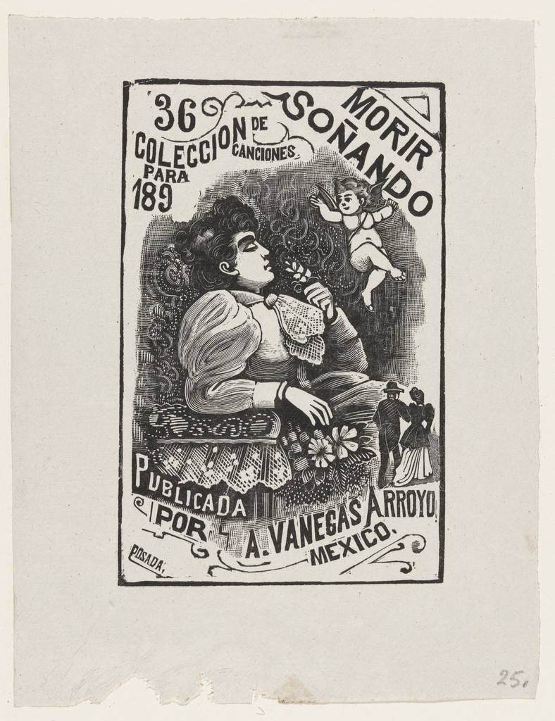 To Die Dreaming (Morir Soñando) from 25 Prints of José Guadalupe Posada