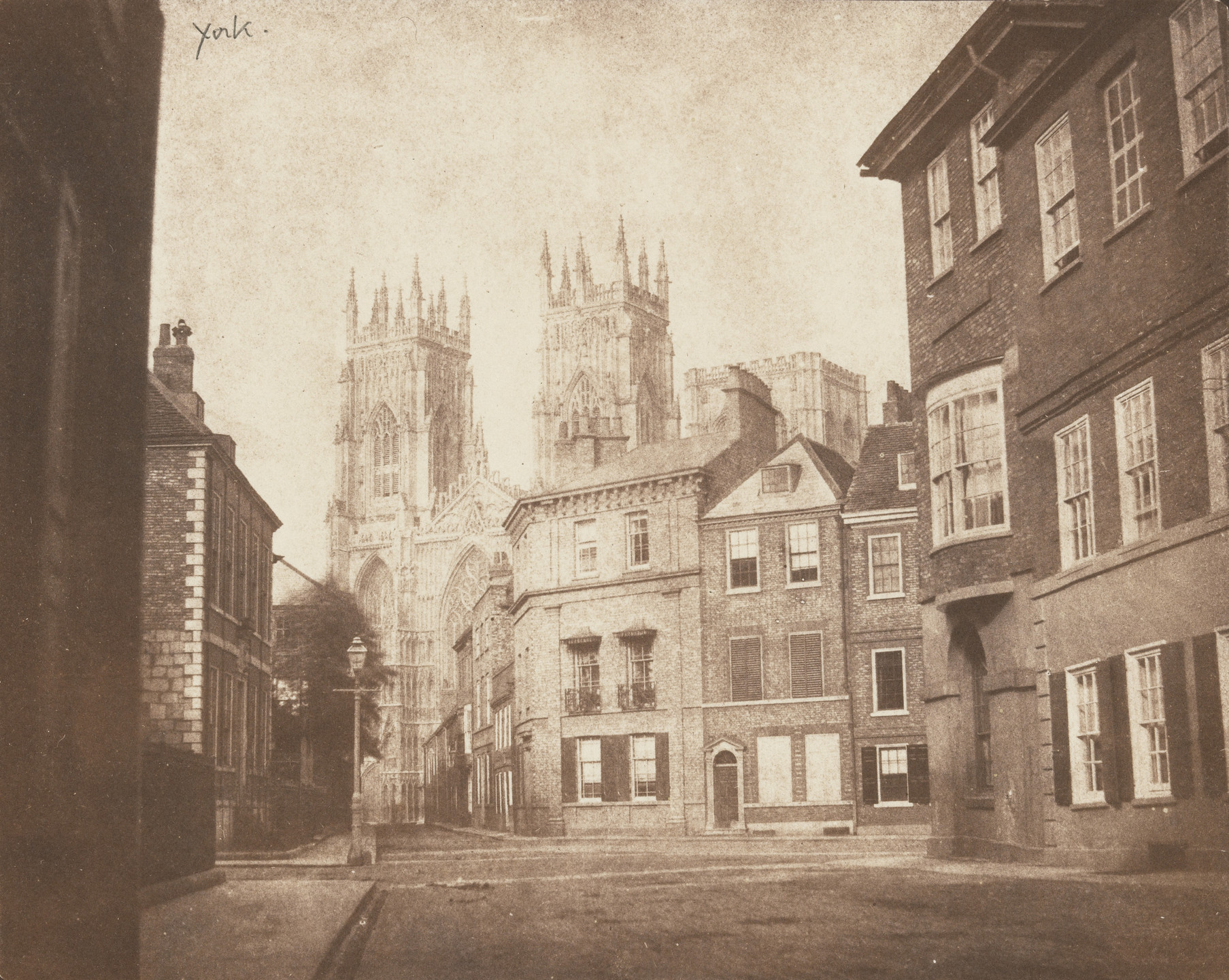 William Henry Fox Talbot. A Scene in York. July 28, 1845