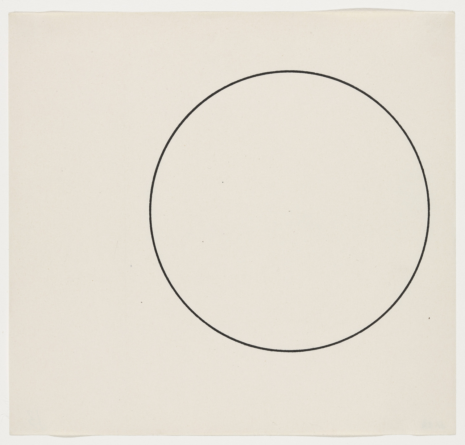 Ellsworth Kelly. Circle Line. 1951
