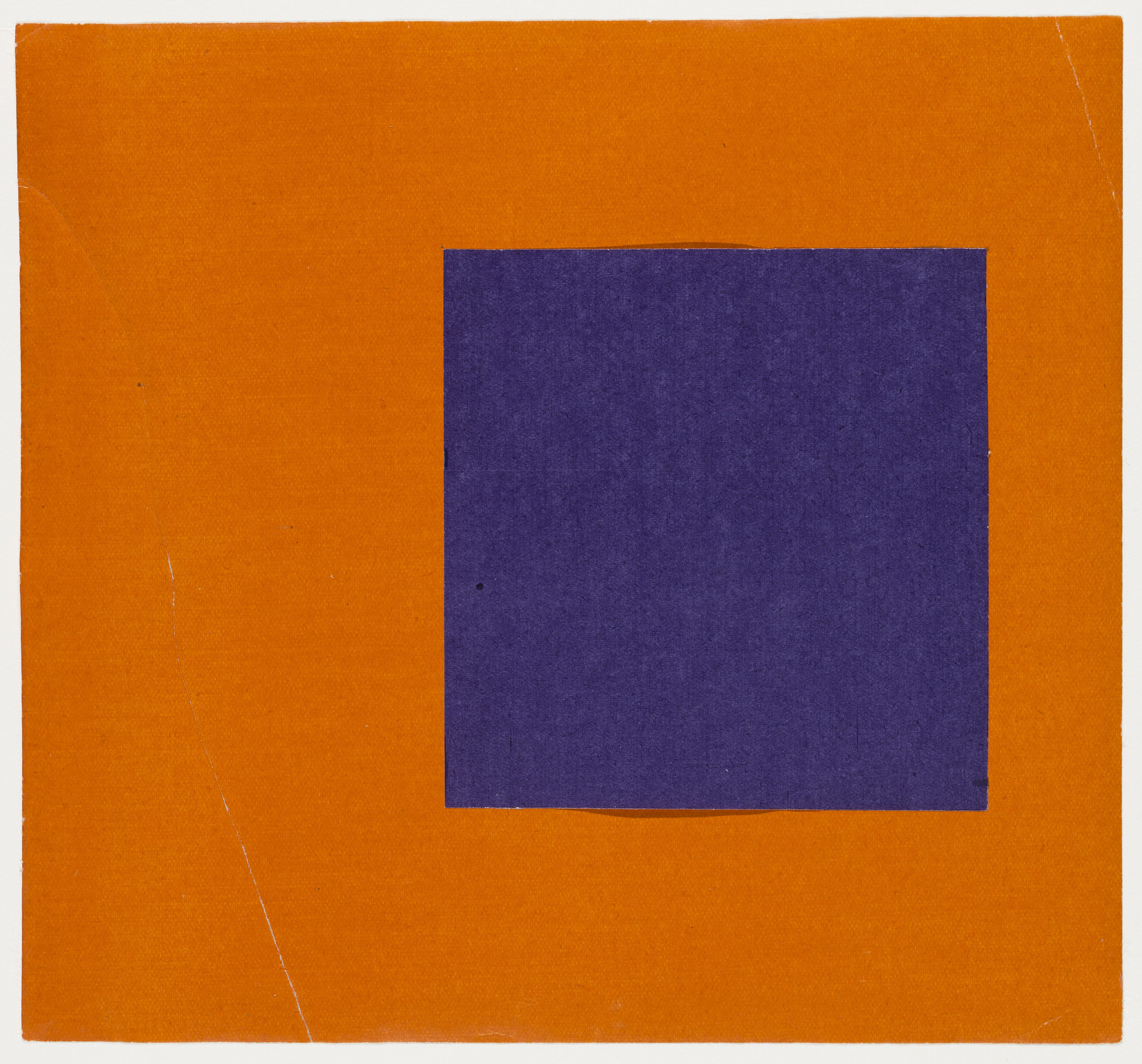 Ellsworth Kelly. Purple and Orange from the series Line Form Color