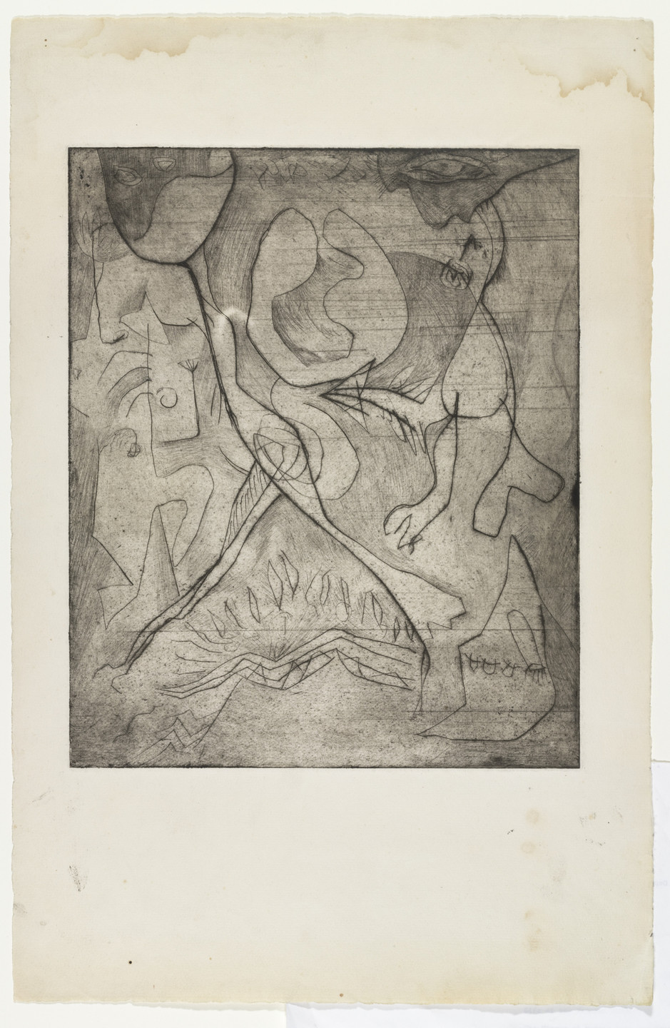 Jackson Pollock. Untitled (1), state I of III. 1944