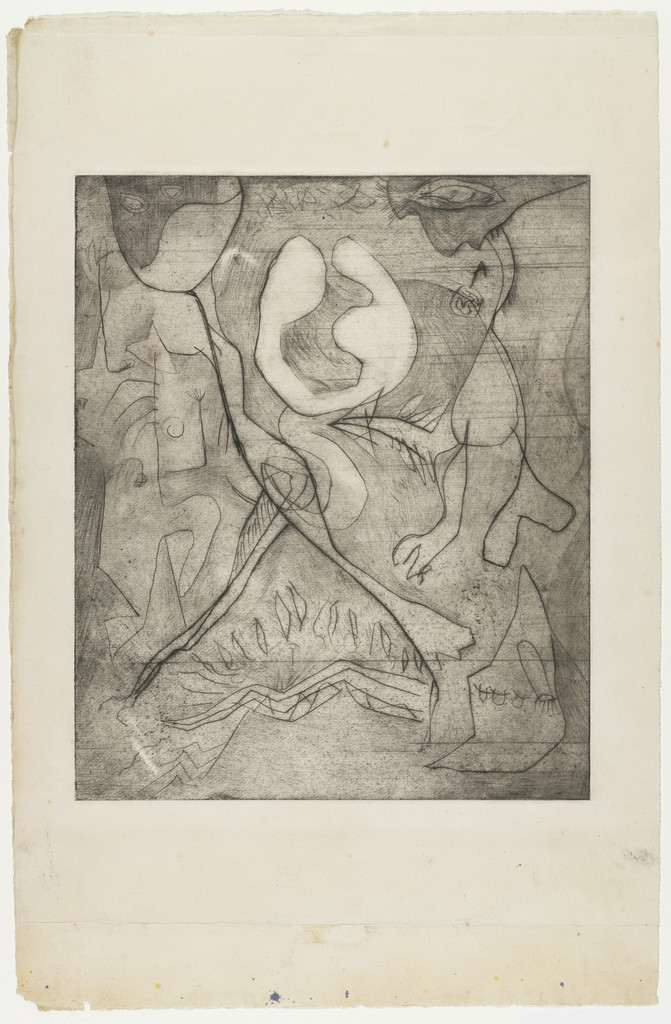 Untitled (1), state I of III, Jackson Pollock, 1944