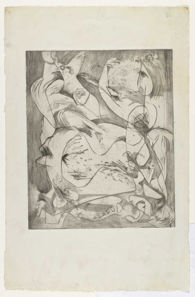 Untitled (2), state I of III, Jackson Pollock, 1944