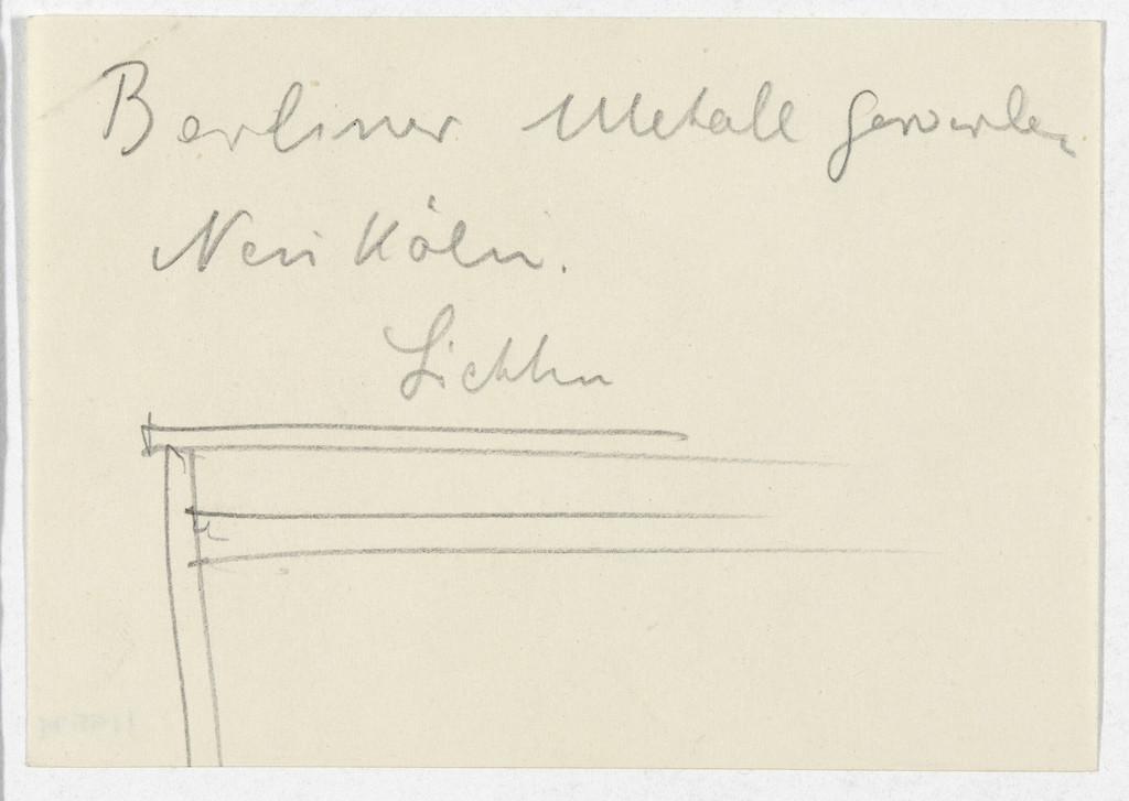 Table Detail (Elevation sketch)