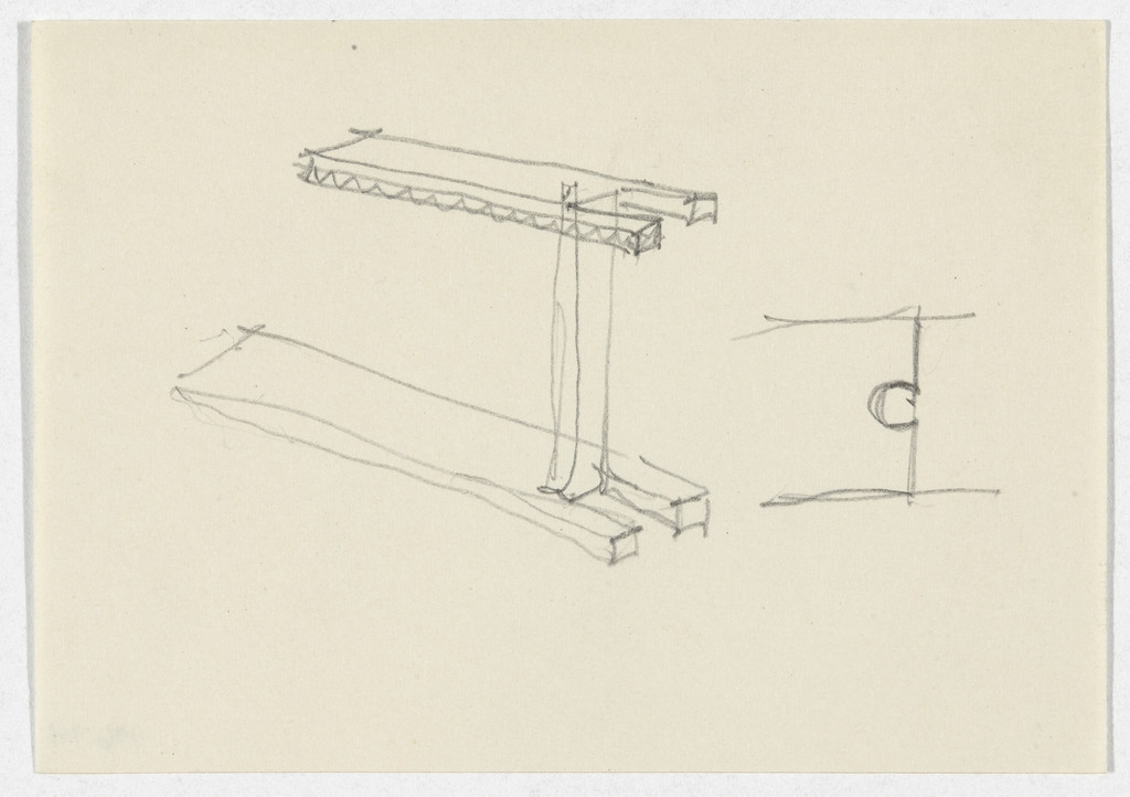 Furniture Joining System Detail (Perspective and elevation sketch)