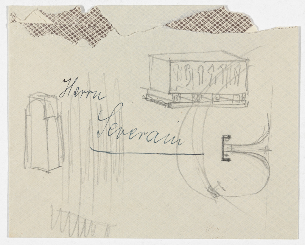 Furniture Details (Perspective and elevation sketches)