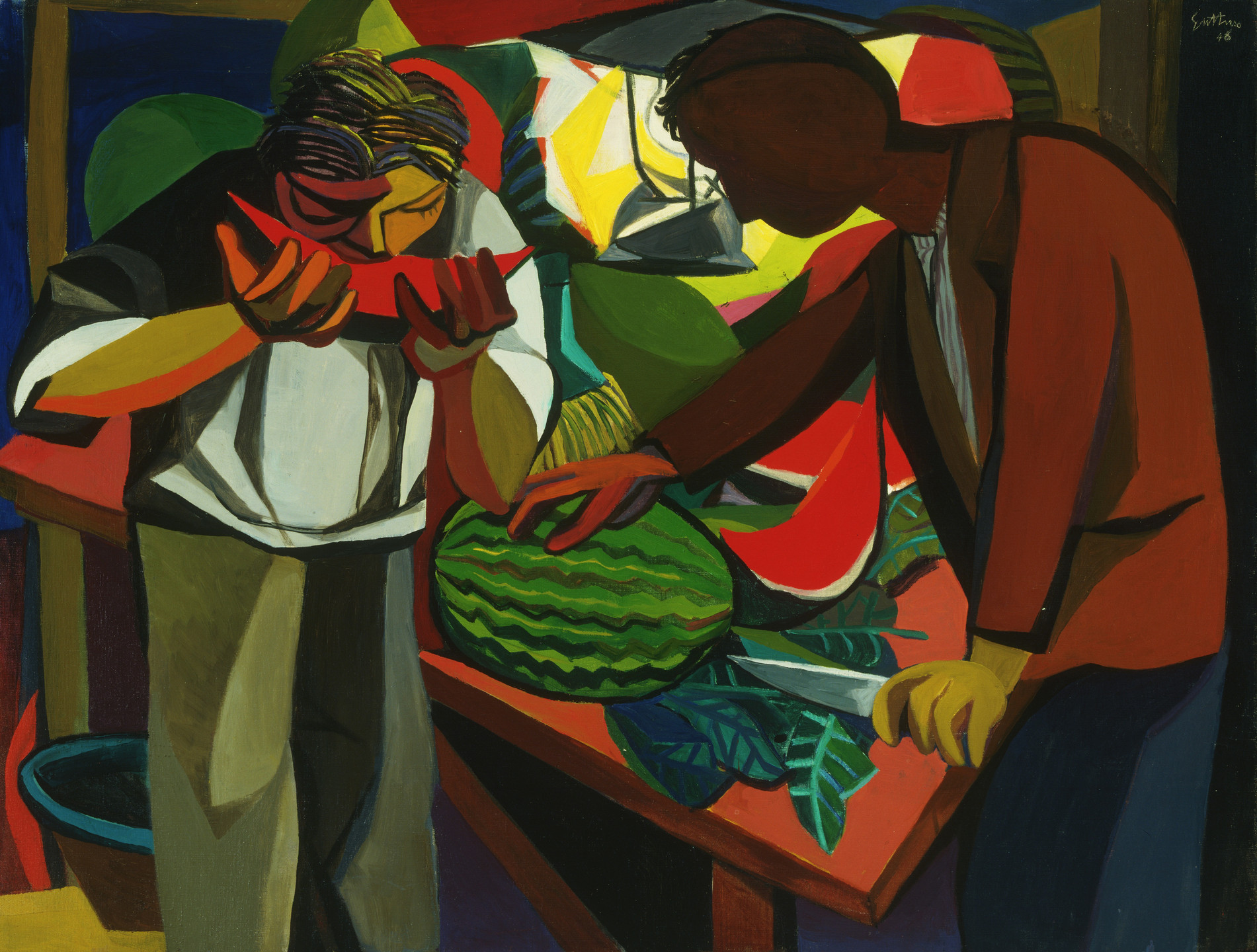 Renato Guttuso. Melon Eaters. 1948