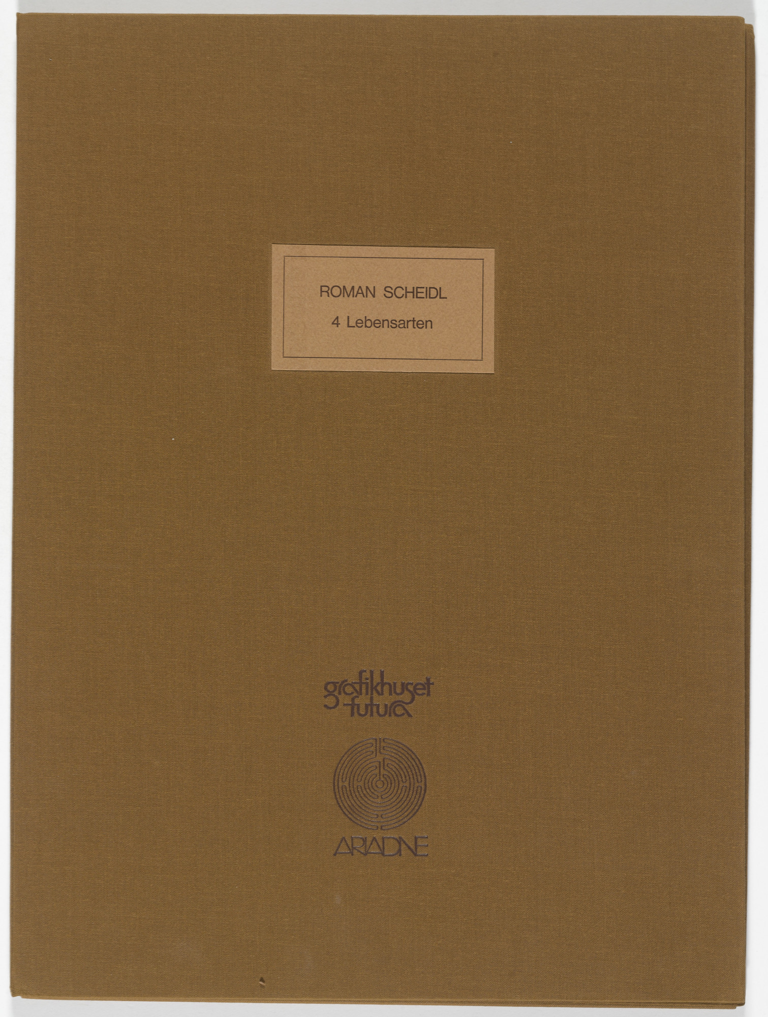 Roman Scheidl. 4 Lifestyles (4 Lebensarten)