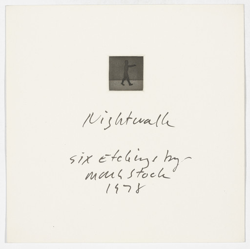 Title page from the portfolio Nightwalk