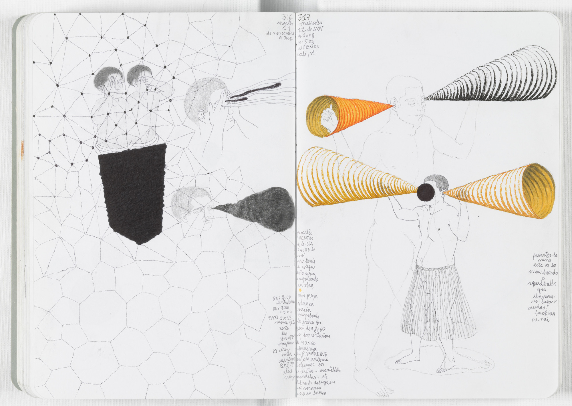 José Antonio Suárez Londoño. Sketchbook: From January 1 to December 31, 2008. 2008