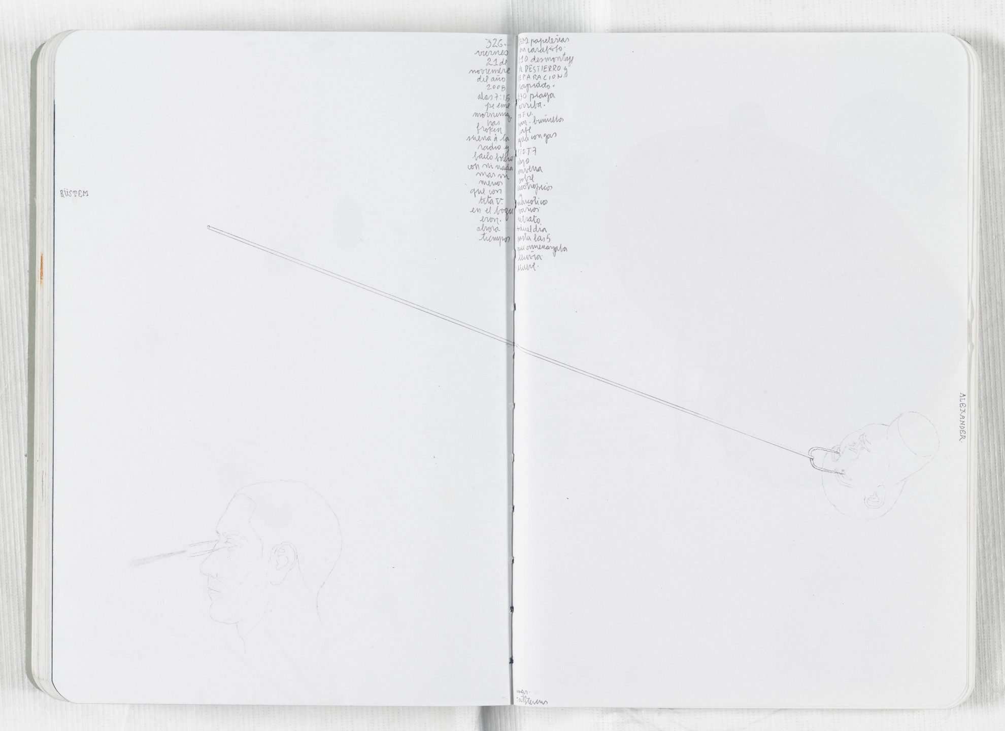José Antonio Suárez Londoño. Sketchbook: From January 1 to December 31, 2008. 2008