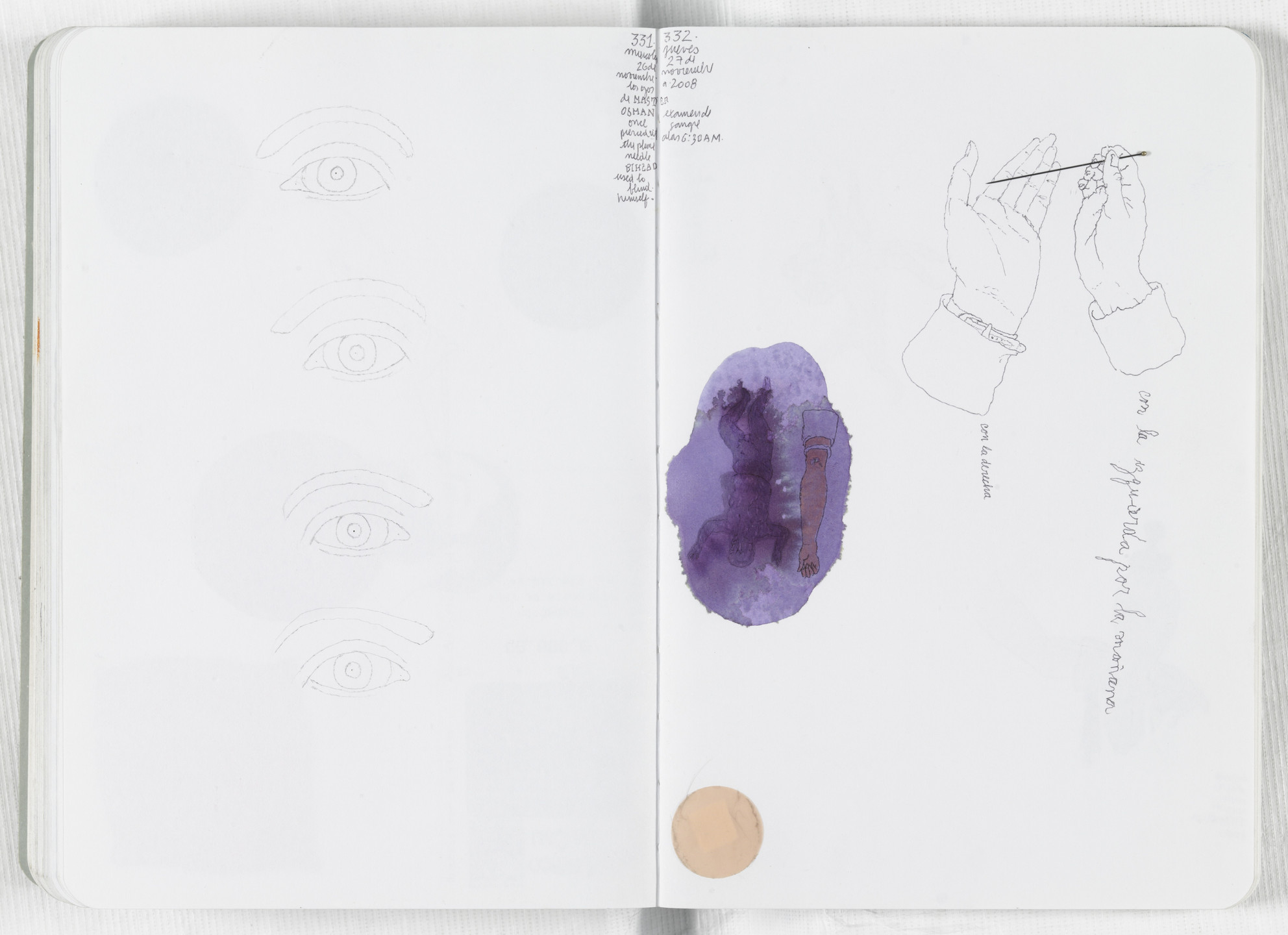 José Antonio Suárez Londoño. Sketchbook: From January 1 to December 31, 2008. 2008
