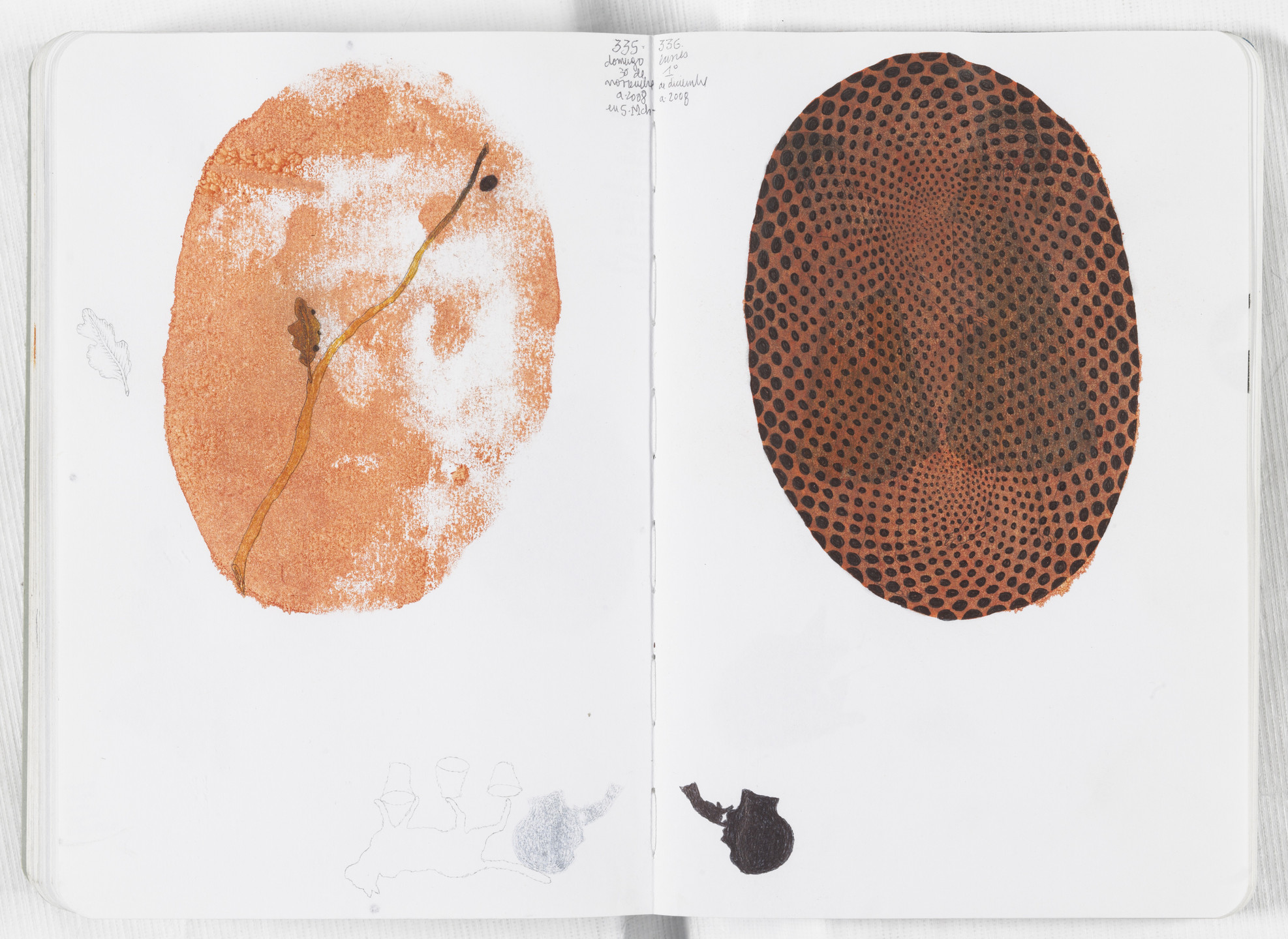 José Antonio Suárez Londoño. Sketchbook: From January 1 to December 31, 2008. 2008
