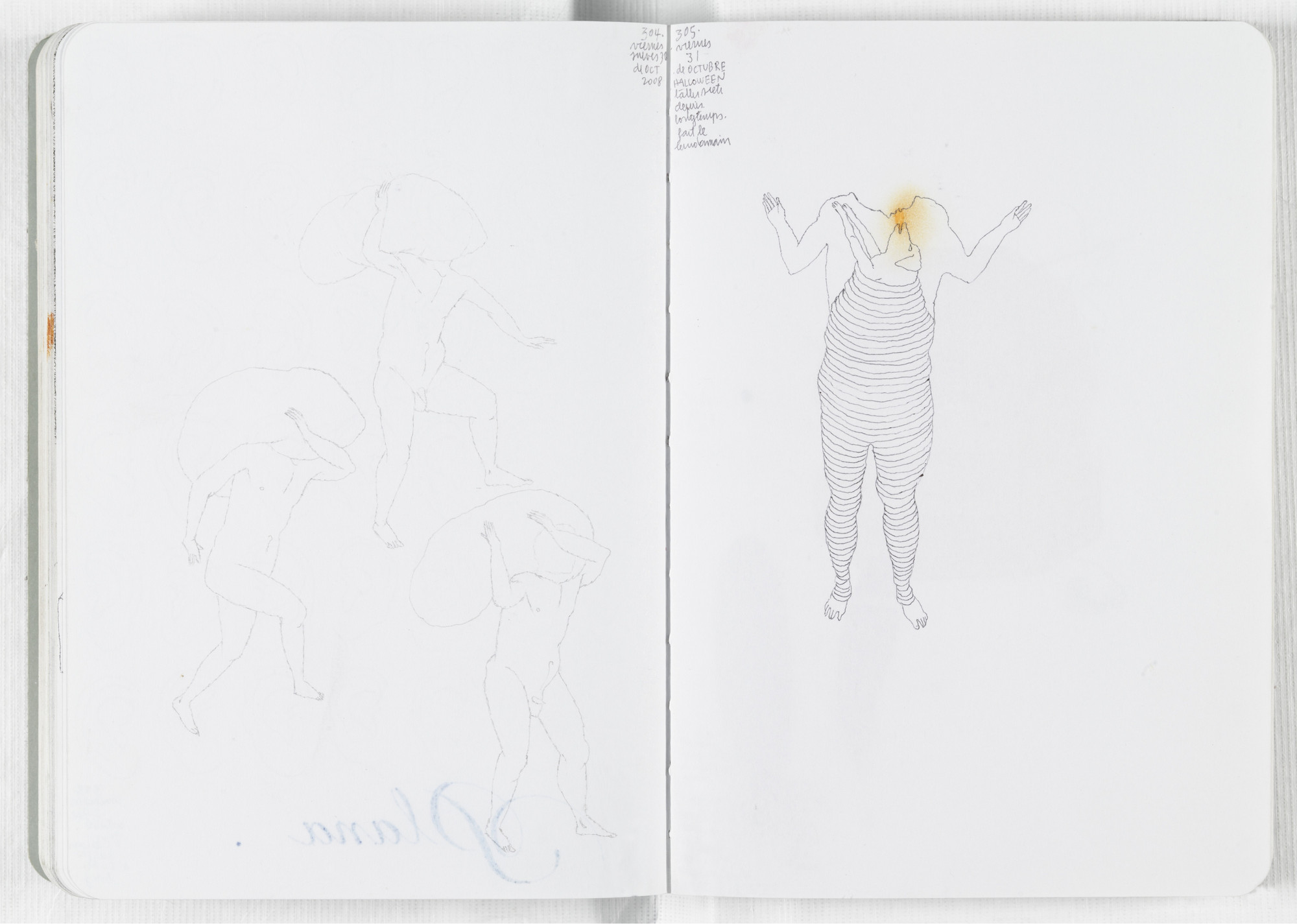 José Antonio Suárez Londoño. Sketchbook: From January 1 to December 31, 2008. 2008