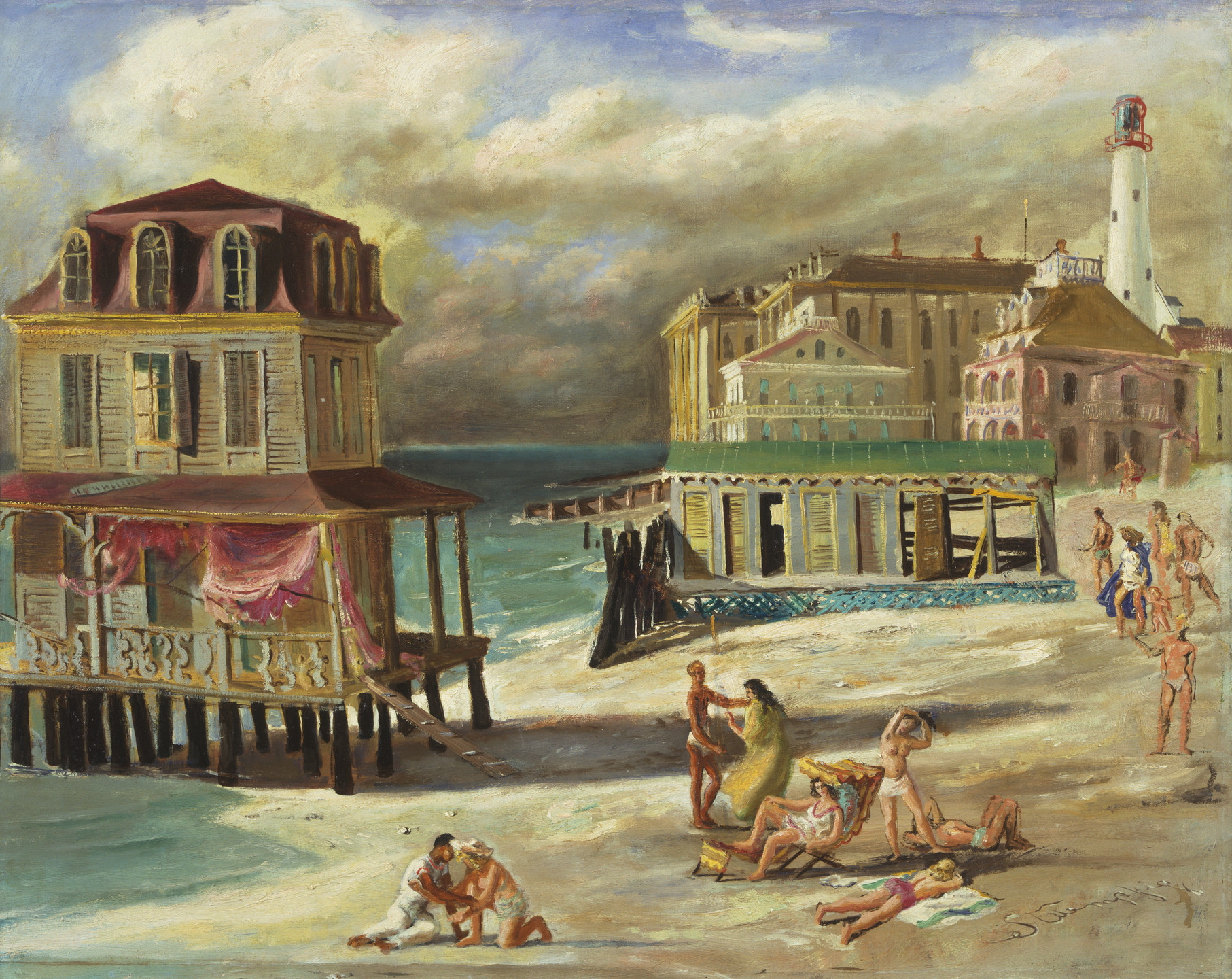 Walter Stuempfig. Cape May. 1943