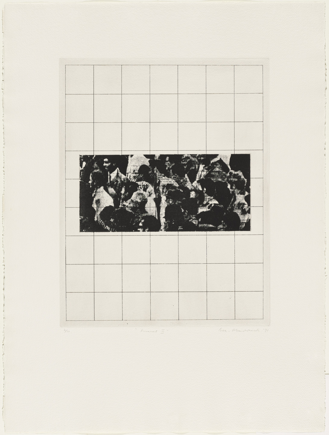 Bea Maddock. Funeral II. September 1971