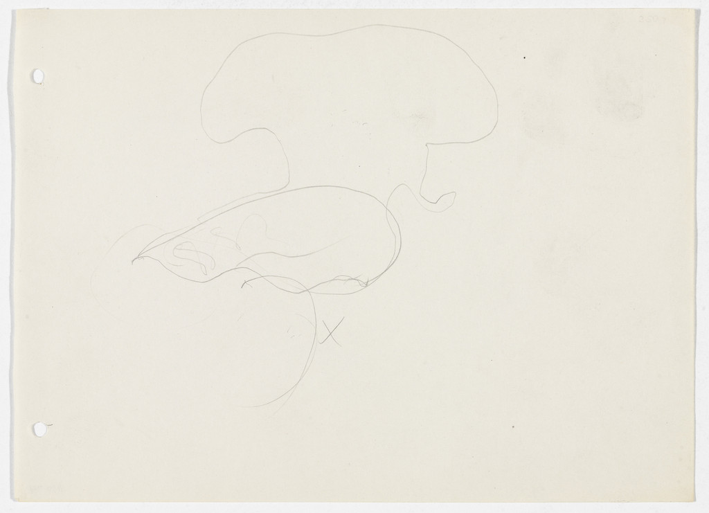 Conchoidal Chair (Perspective sketch)