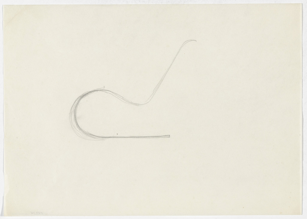Reclining Chair without Arms (Elevation sketch)