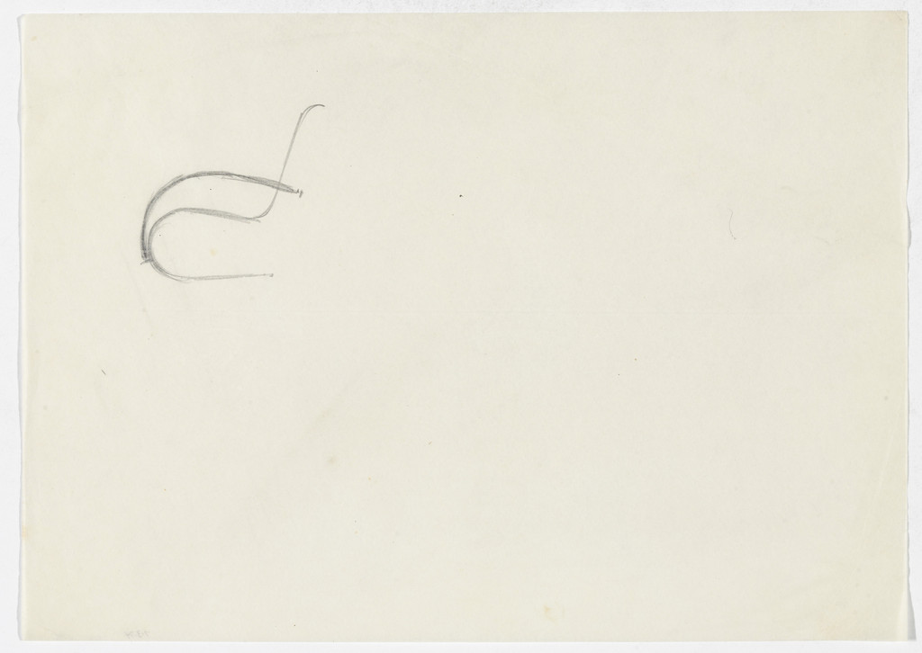 Chair with Arms (similar to MR20) (Elevation sketch)
