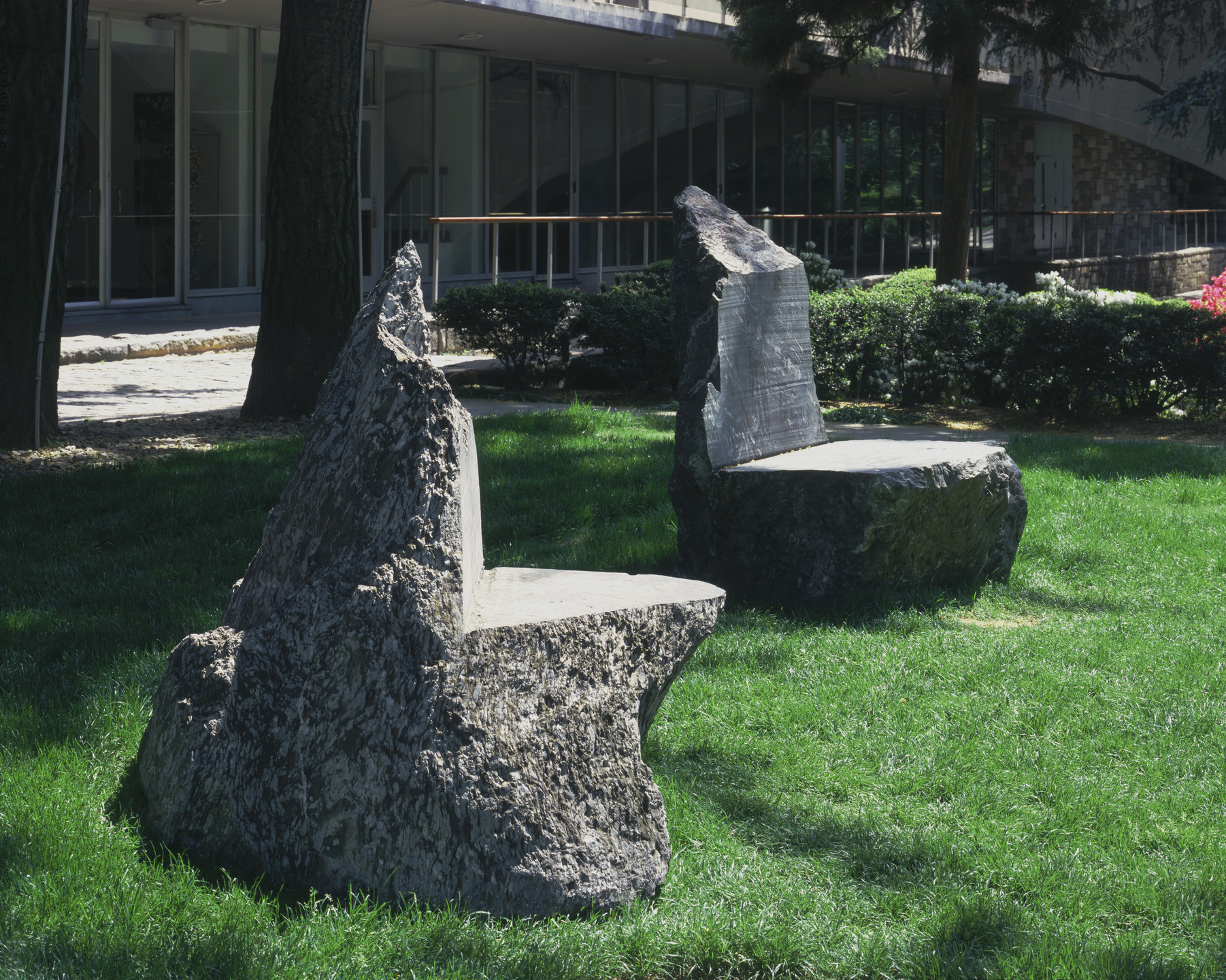 Scott Burton. Pair of Rock Chairs. 1980-81