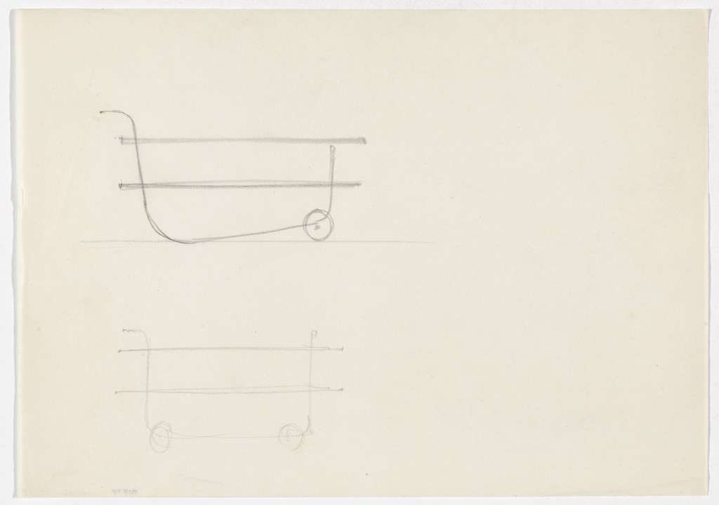 Serving Carts (Elevation sketches)