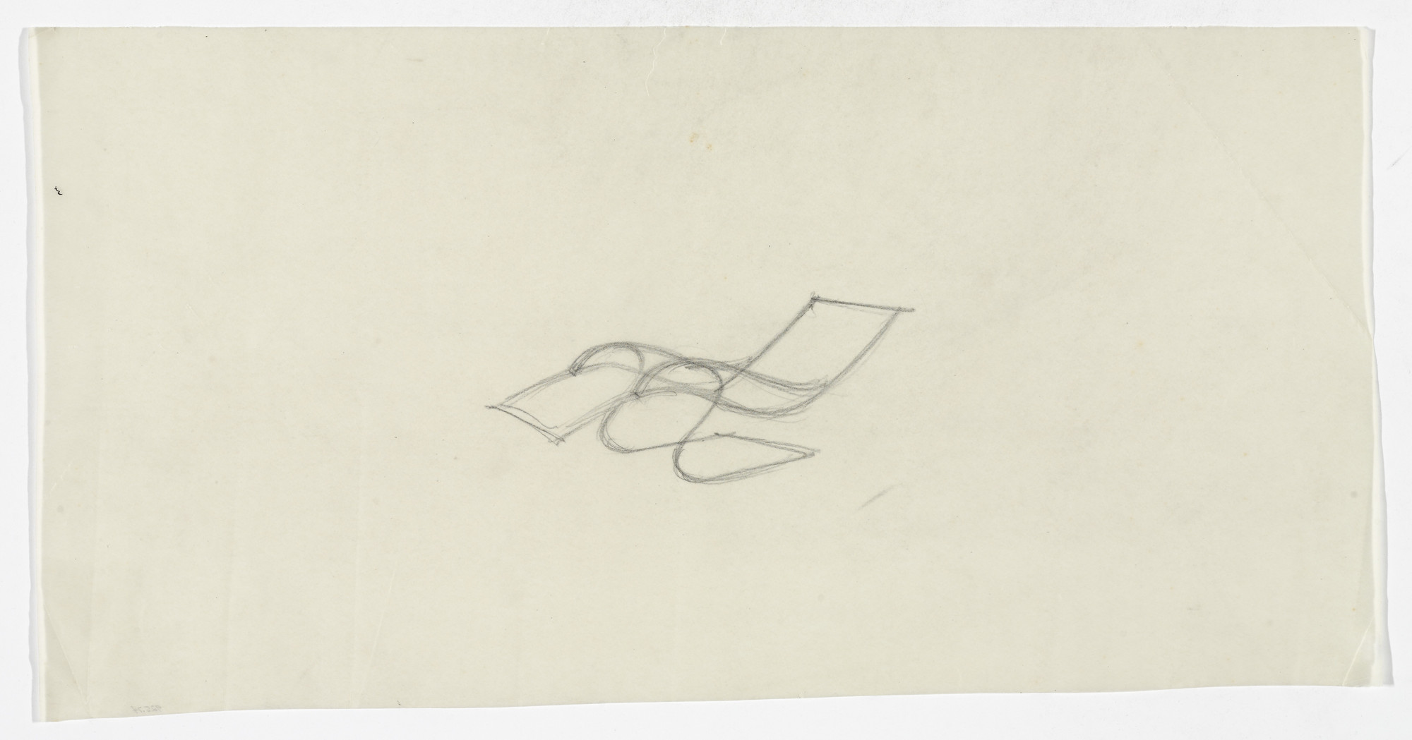 Ludwig Mies van der Rohe. Reclining Chair without Arms