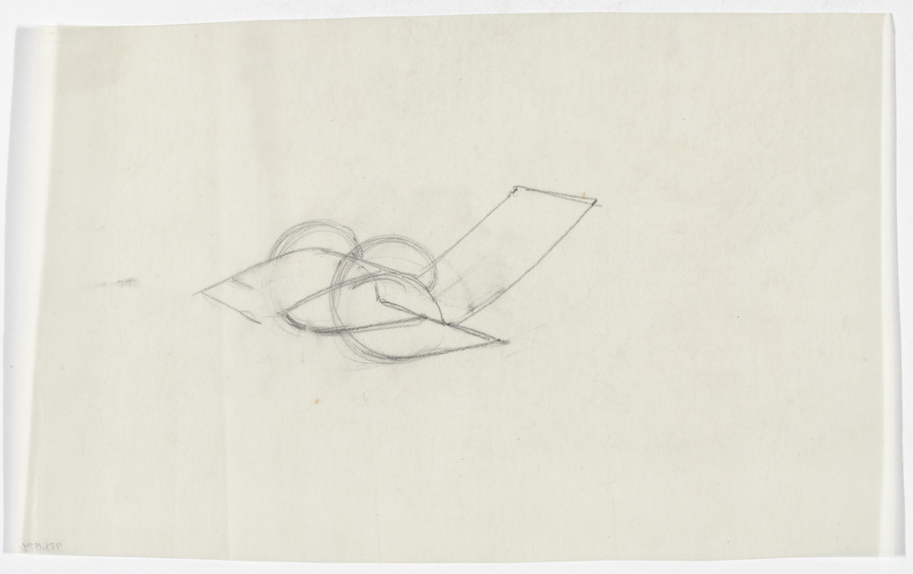 Reclining Chair with Arms (Perspective sketch)