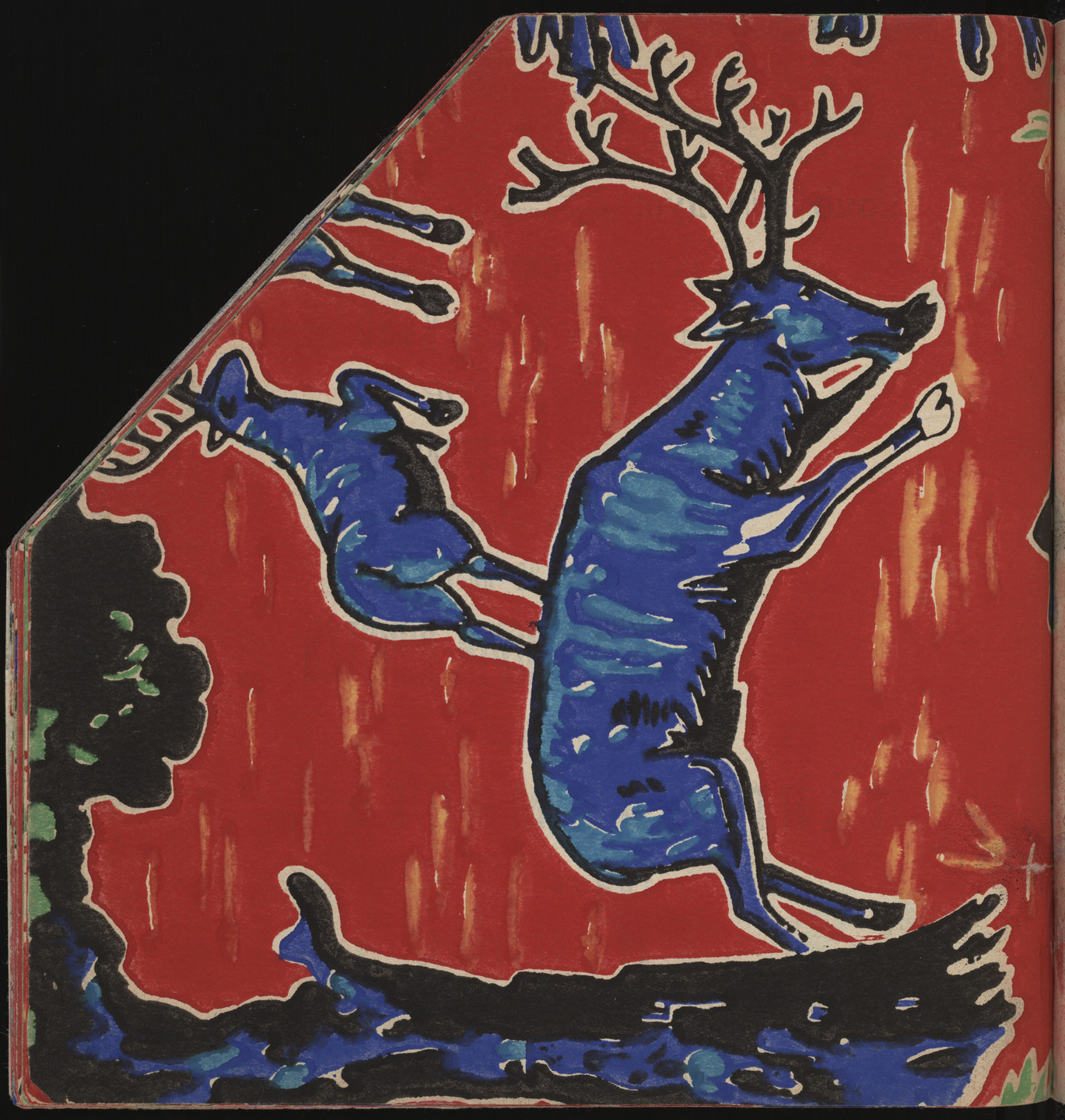 Vasilii Kamenskii. Nagoi sredi odetykh (Naked Among the Clad). 1914