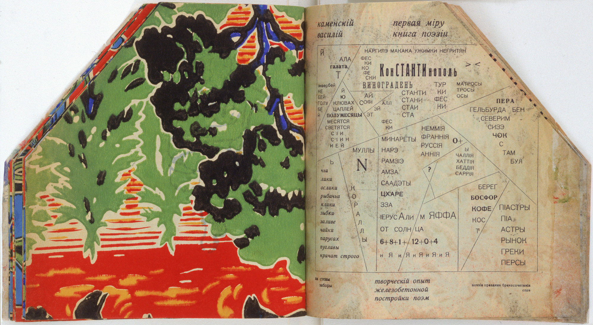 Vasilii Kamenskii. Nagoi sredi odetykh (Naked Among the Clad). 1914